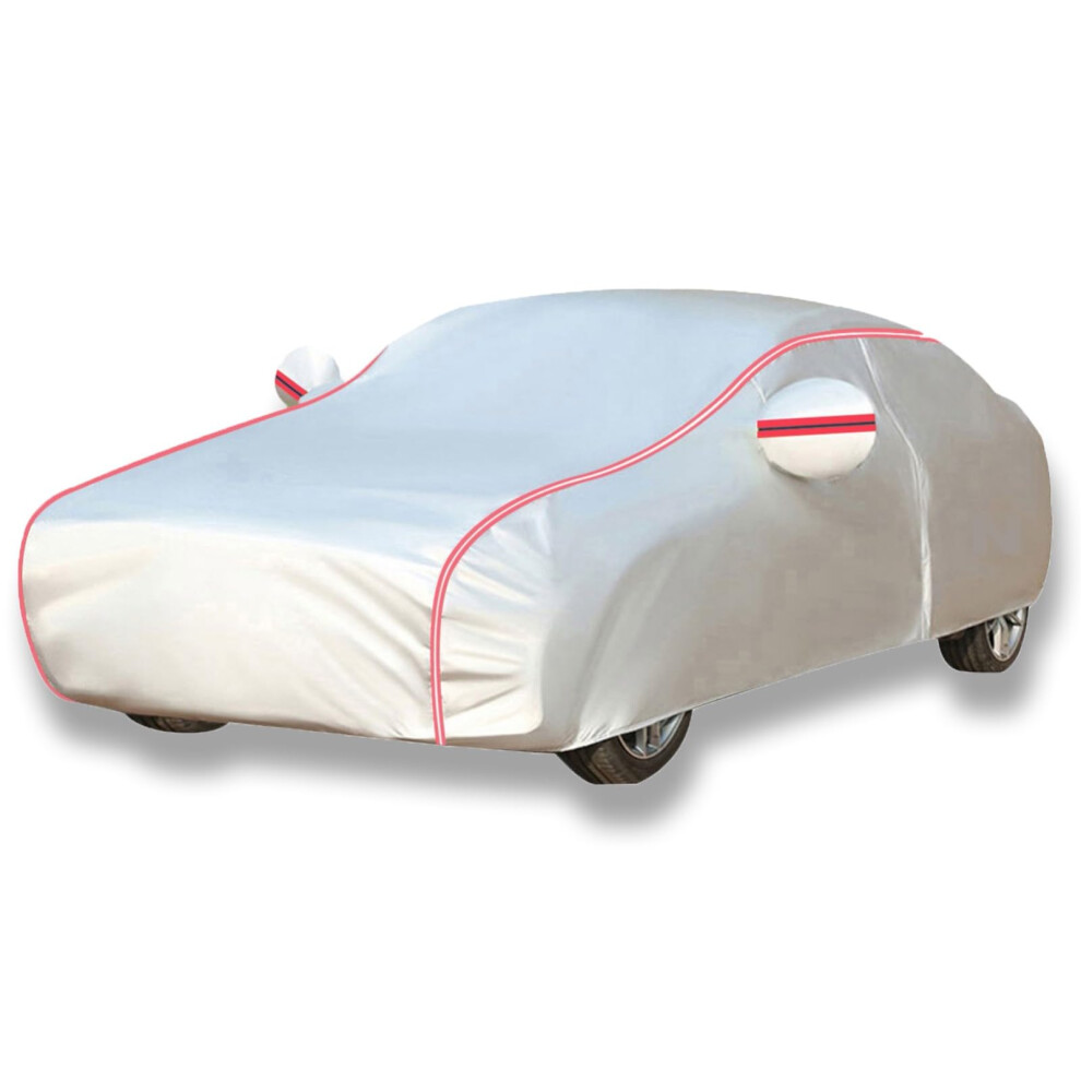 Waterproof All Weather Oxford Car Cover With Zipper Door And Reflective Strips For Genesis Gv80 9001264203771