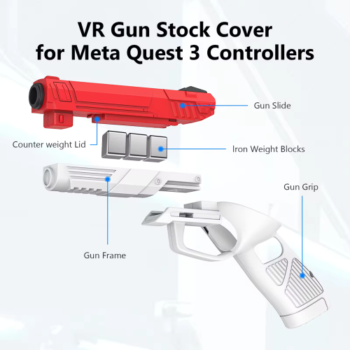 Controller gun replica 2.0 | für Meta Quest 3, 3S 2