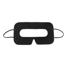 100 pièces | Coussinets faciaux jetables | Lunettes VR | Noir