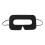 100 pièces | Coussinets faciaux jetables | Lunettes VR | Noir 1