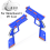 Réplique de pistolet pour Meta Quest 3, 3S | Bleu 5