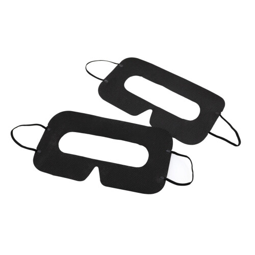 100 pièces | Coussinets faciaux jetables | Lunettes VR | Noir 1