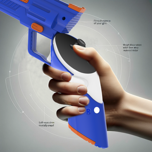 Réplique de pistolet pour Meta Quest 3, 3S | Bleu 1