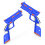 Réplique de pistolet pour Meta Quest 3, 3S | Bleu 3