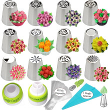 Professional-grade Piping Tip Set With Easy To Use Features And Precise Control For Beautiful Decoration