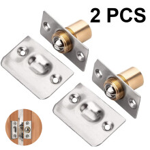 Solution de sécurité pour portes d'armoires, loquet à bille réglable en acier inoxydable, installation facile pour un fonctionnement fluide et