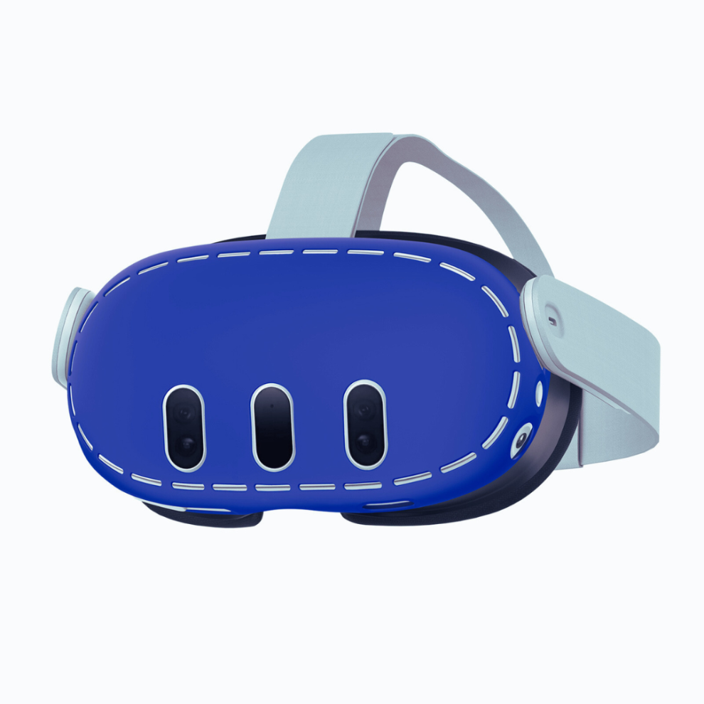 Silicone Goggle Cover For Meta Quest 3 | Blue 5904501312431