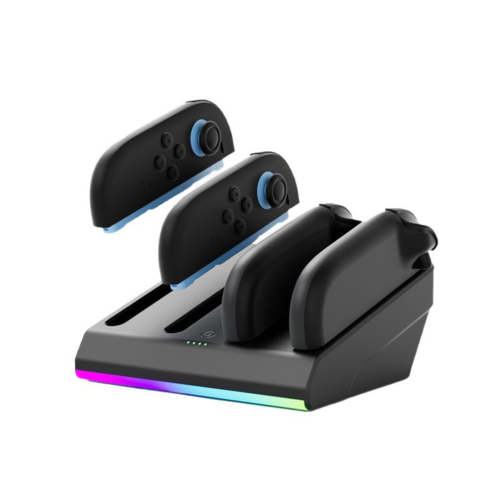 Station de recharge Joy-Con (4 stations, RGB) pour Nintendo Switch 2 1