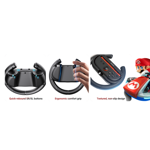 Volants de jeu de course pour Nintendo Switch 2 Joy-Con | Lot de 2 pièces 2