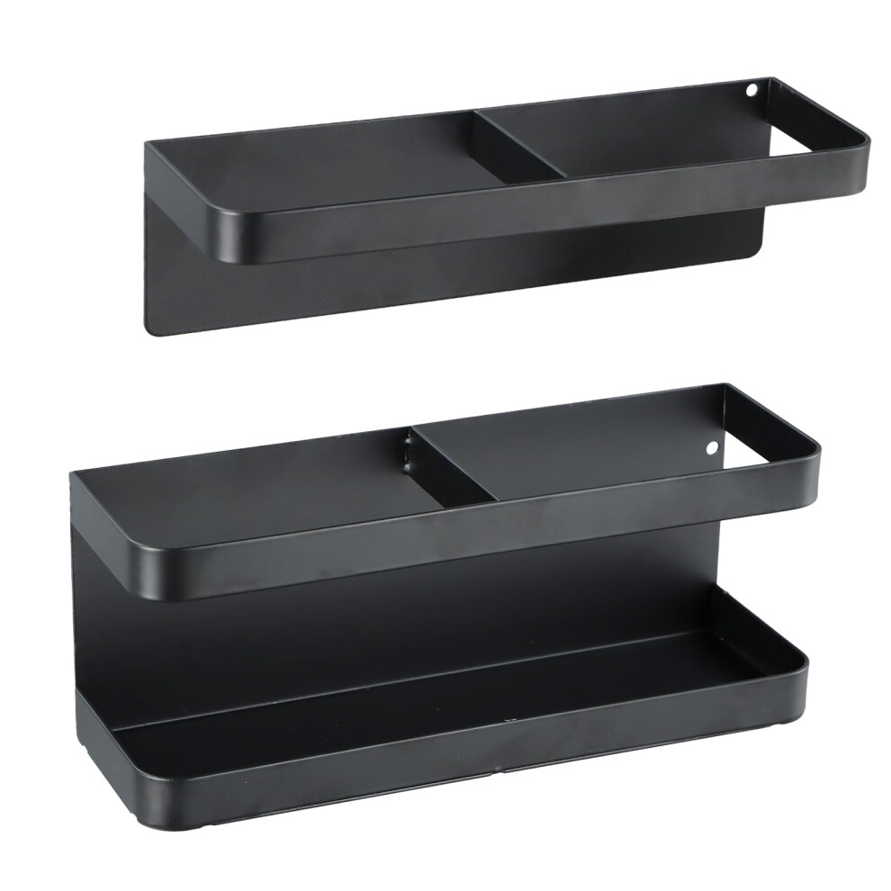 Magnetic Umbrella Stand, Wall Mounted, No Drilling, Adjustable (Black)-image-OPC-PNMGQ65-NEW