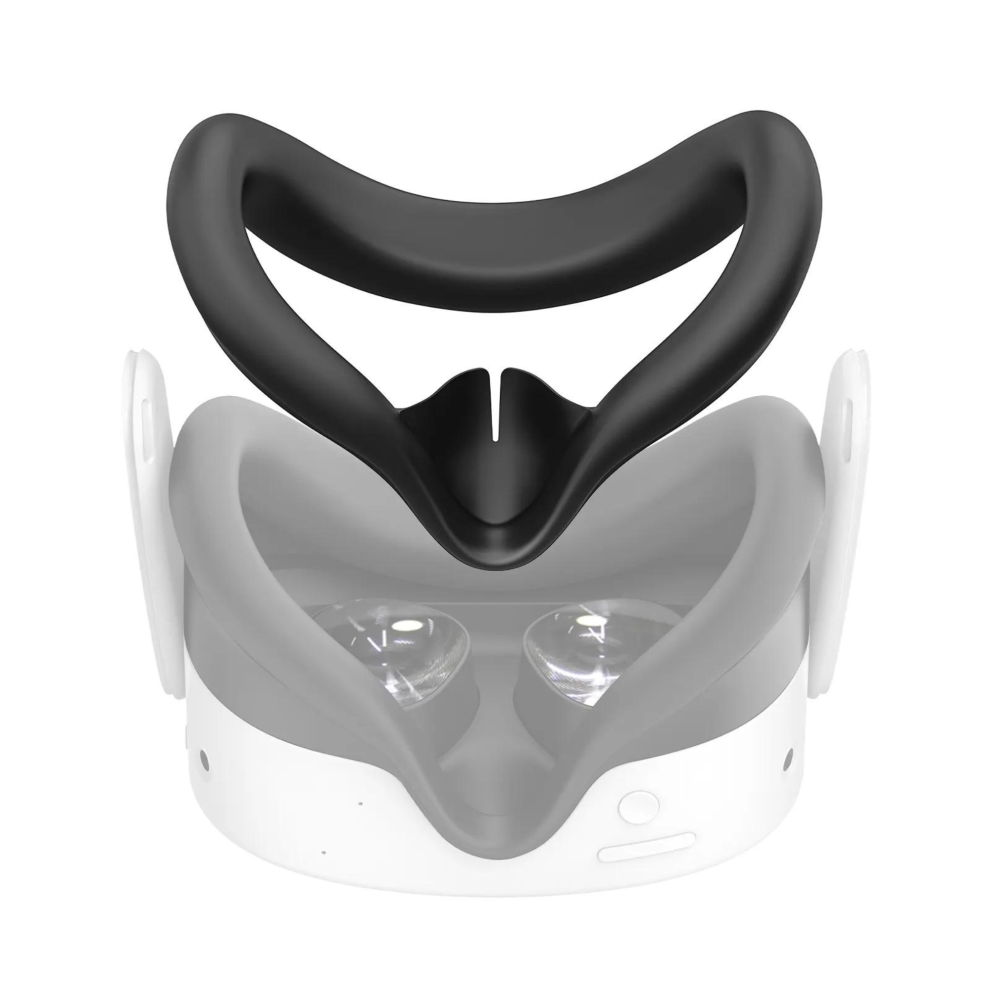 Silicone Face Shield For Meta Quest 3S | Black 5904501312394