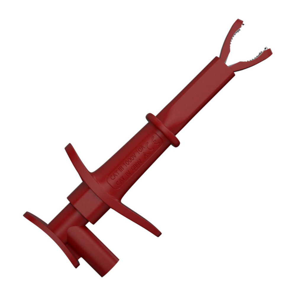 Professional Multimeter Test Leads Alligator Clip Test-Red 7754000924486