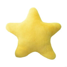 Plush Star Shaped Cushion 40 Cm Yellow For Kids Room Decor Soft Plush Pillow