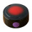 Portable ABS Resin Bentos Box with Lid Snacks-Spots black 1