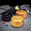 Portable ABS Resin Bentos Box with Lid Snacks-Spots black 7