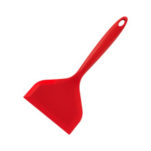 Dishwasher Safe Silicone Turner Wide Cooking Utensils For-Red