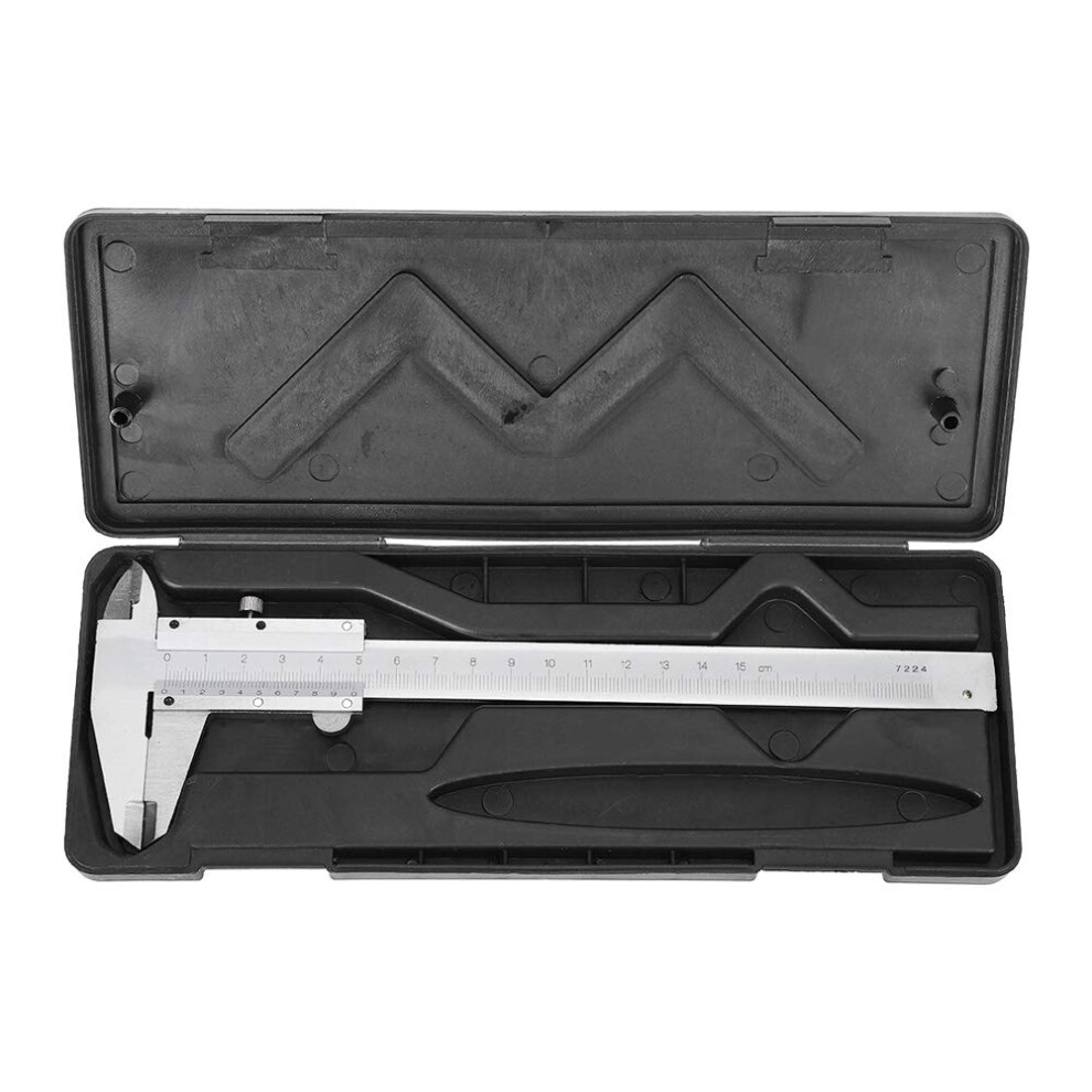 Accuracy Carbon Steel Vernier Caliper Depth Diameter Measuring Tool 0150Mm Length Thickness 9105992717941