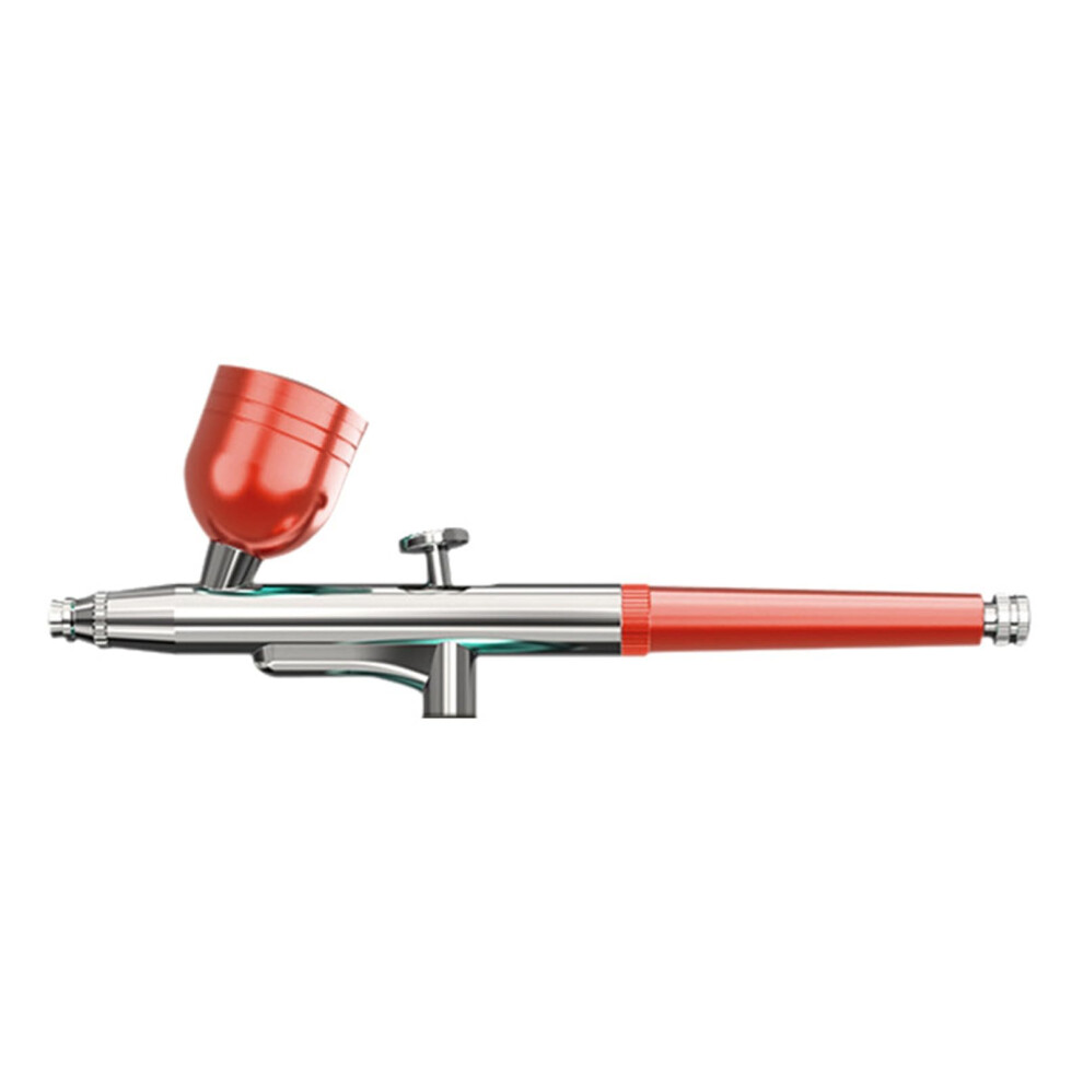 Portable Pressure Airbrushes With 0.3Mm Nozzle, Comfortable Grip, Red Pen With Cup, Fine Detail Airbrushing 9001264205607