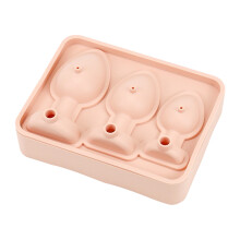 Efficient Silicone Ice Cubes Tray Innovative Funny Shape-Pink