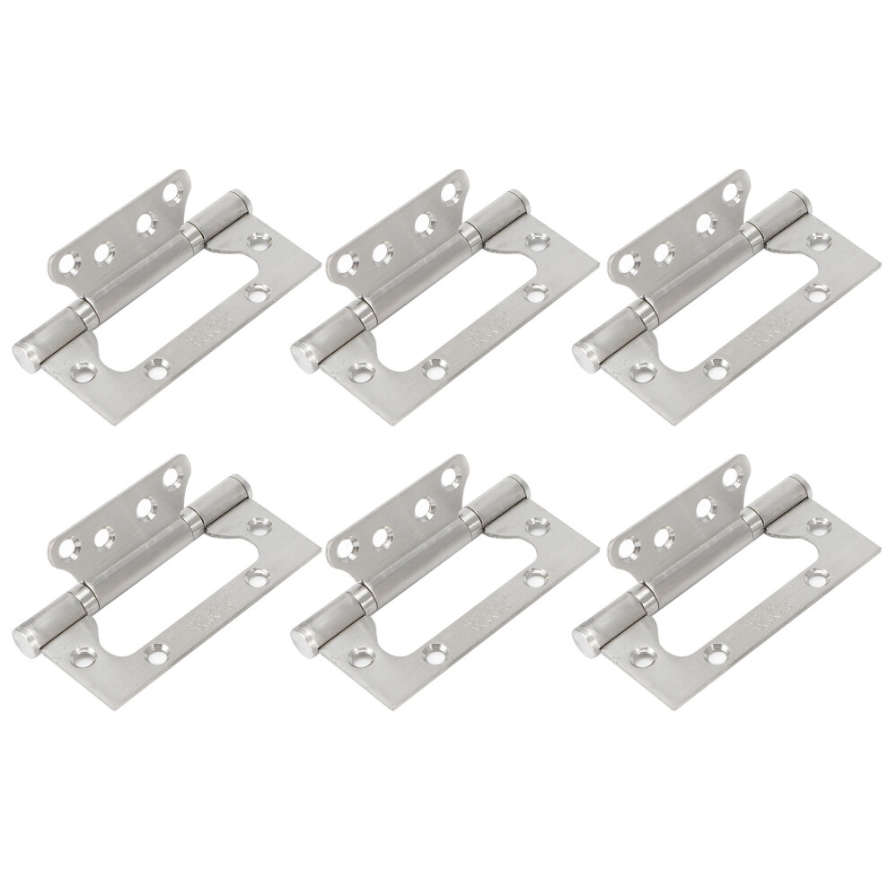 Smooth Operation Hinge Set, 360 Degrees Free Rotation Hinges With Corrosion Resistant Stainless Steel Body, Butterfly Door Hinges Design For Quiet And 9436597654103