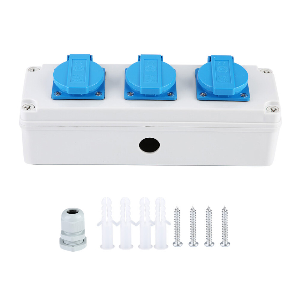 Waterproof Outdoor Socket Box For Residential Outdoor Distribution, Flame Retardant Outlet Cover Protects Against Electrical Fires, Insulated Protecti 9436597654615