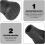 Outdoor Trekking Hiking Poles Tips, Replacement Cap Cover Protector 3