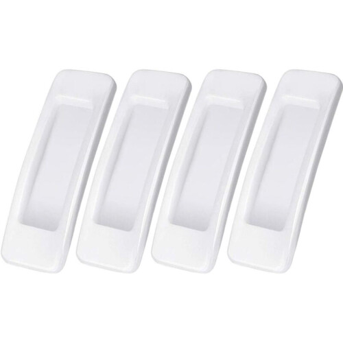 Stick-on Handles for Cabinet Door and Drawer, Easy to Install No Tools Installation Durable ABS Material, Self-Stick Pull Handle Smooth Surface Compat