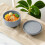 Multifunctional Silicone Meal Container-Gray Rectangle 700ml 7