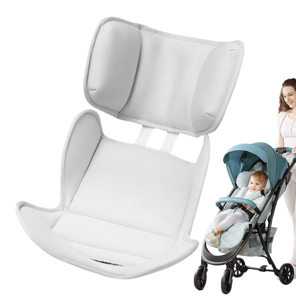 Baby headrest for car seat, Baby car seat ert, Extra soft headrest cushion  Baby comfort support cushion for stroller Gray