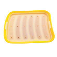 Yellow 6in1 Sausage Machine, DIY Mould Making, Hot Dog, Handmade Ham, Silicone Mould, Food Machine, Kitchen, Cooking Utensils,