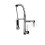1PCS Matte Black Spring Pull Down Kitchen Faucet With Swivel Dual Spout, Hot And Cold Mixer 1