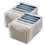 Denim Storage Box Wardrobe Drawer Mesh Divider Foldable Washable (White, L) 1