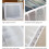 Denim Storage Box Wardrobe Drawer Mesh Divider Foldable Washable (White, L) 2