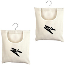 2 pieces clothespin hanging bag hanging storage organizer bag clothespin basket bag clothing pin holder organizer for bathroom