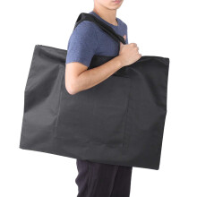 A2 Artist Folder Drawing Painting Board Storage Bag Carry Bag for Art Portfolios, black, Modern