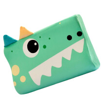 Soft head support pillow, Cuddly sleep aid for children Cartoon bedding, Crocodile
