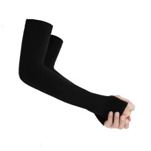 Manicotti di protezione solare per braccia per uomo e donna, copribraccia a compressione rinfrescante UV con foro per il pollice, tessuto leggero con