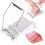 Luncheon Meat Slicing Tool, Ham Slicing Tool, Egg Slicer, Soft Fruit (White) 1