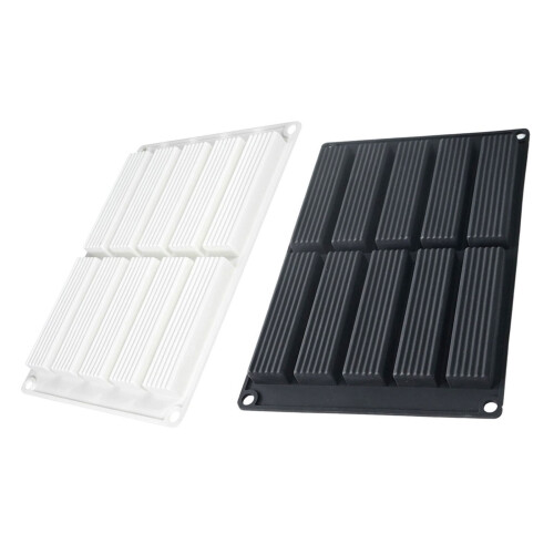 Vertical Stripes Silicone Molds Making Mousses Cake Molds-Black 1
