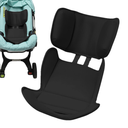 Headrest for Baby Car Seat, Pram, Ergonomic, Comfortable, Soft Insert Black