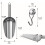 Rusts Resistant Stainless Steel Ice Scooper with Ergonomic 2