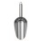 Rusts Resistant Stainless Steel Ice Scooper with Ergonomic 4