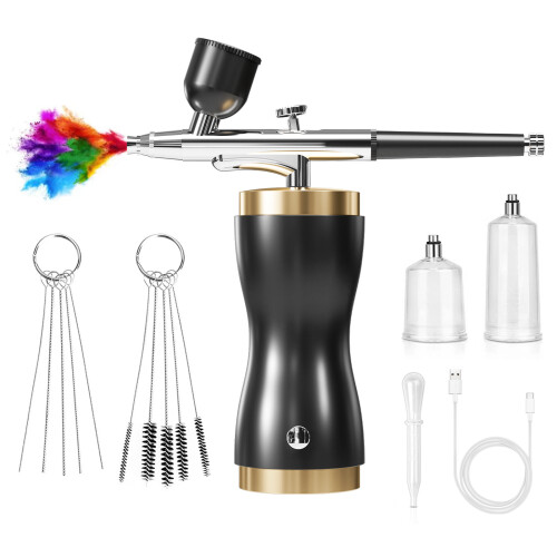 Adjustable Electric Sprayer Guns With Ergonomic Grip For-Black