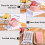 Luncheon Meat Slicing Tool, Ham Slicing Tool, Egg Slicer, Soft Fruit (White) 2