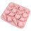 Nonstick Chocolate Molds Sea Star Shell Silicone Molds Mousses 4
