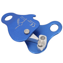 Ultralight Climbing Rope Grab, Aluminium Magnesium Alloy Fall Protection Belay Device for Outdoor Climbing, Self-Locking 8-13MM Rope Grip Clamp with