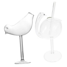2 pieces cocktail glass made of glass wine glassware colorchanging cup