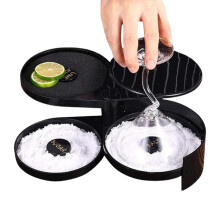 Margarita Salt Shaker, Black Spice Box, Margarita Salt Bowl, Beverage Rimmer, Cocktail Edge Age, Bar Glass Rimmer, Bartender Tools for Cocktails