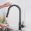Sensor Touch Kitchen Faucets Brushed Gold Brass Touch Activated Sink Faucet, Deck Mount PullDown Sprayer 1