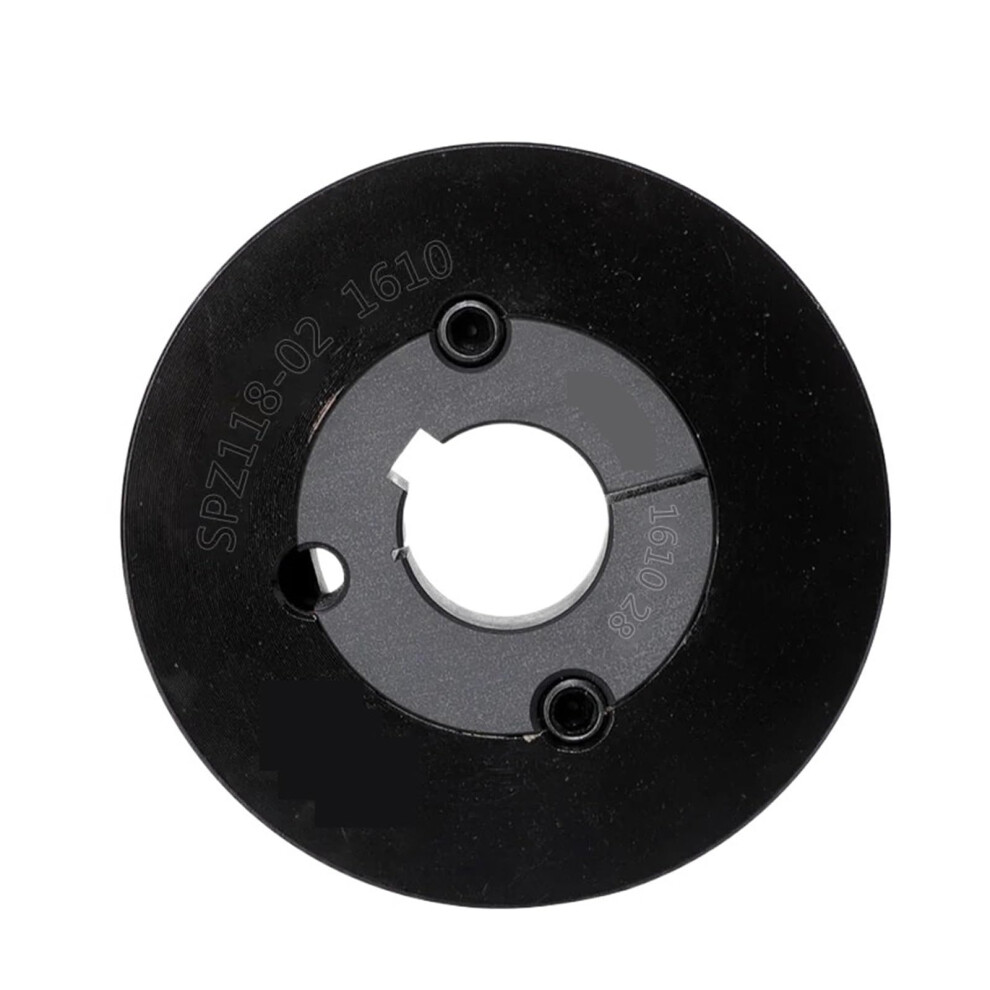 Vtype Timing Pulley Double Groove Vbelt Pulley 122Mm Od 118Mm Pd 1610 Bushing 118021610(28Mm) 1 Piece 9339159680780